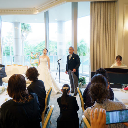 歌で贈る♪おふたりからのおもてなしWedding